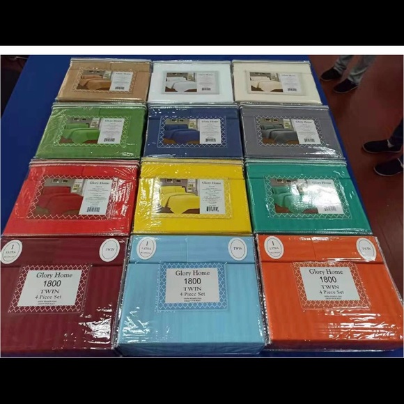 BOX OF 12 SETS 100% Cotton Touch Sheet Set 6pcs - Picture 1 of 1